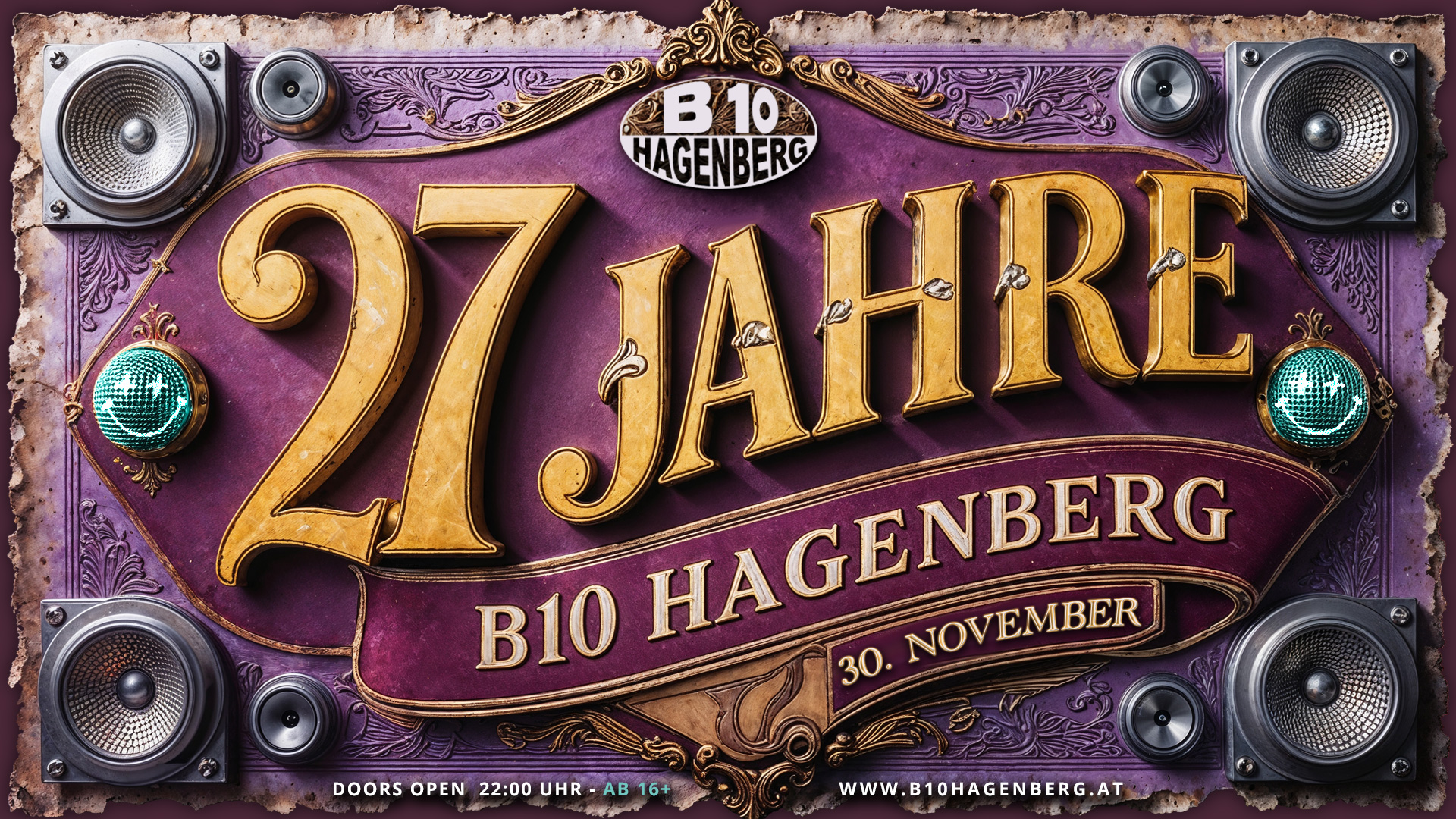 27 Jahre B10, 27 Jahre, B10 Hagenberg, Geburtstagsparty, Discothek Weinviertel,